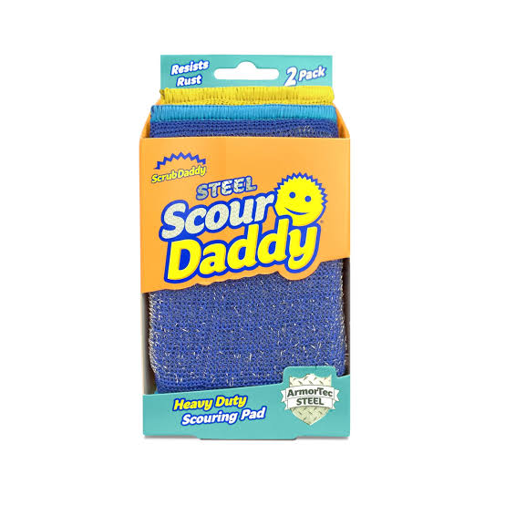 Scour Daddy Steel Scouring Pads (2ct)